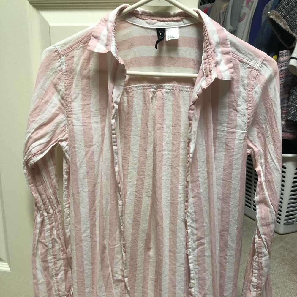 Linen button up shirt